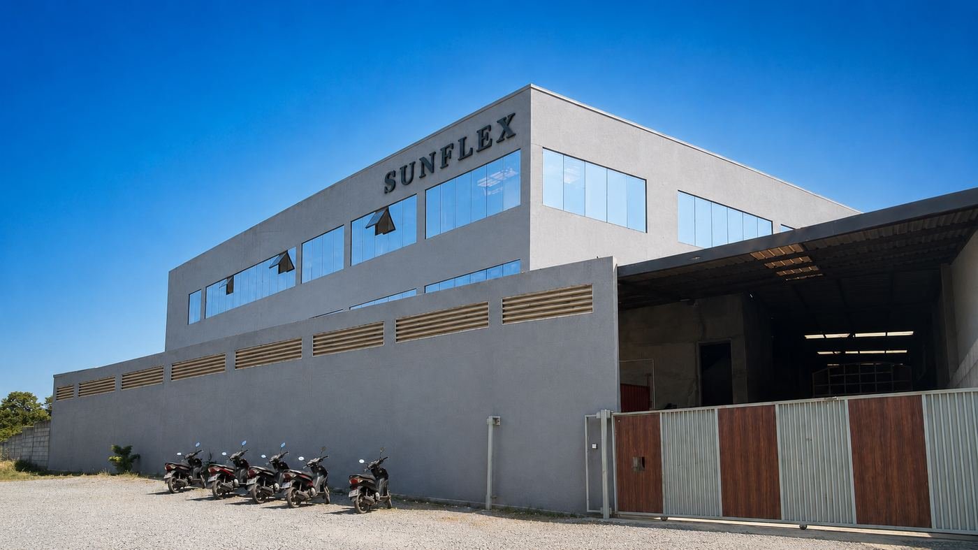 Sunflex manufacturing facility building